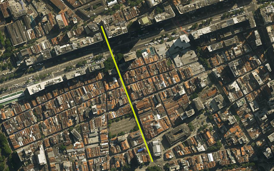 An aerial view of a city

Description automatically generated